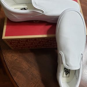 Vans, White New w/o tags with box